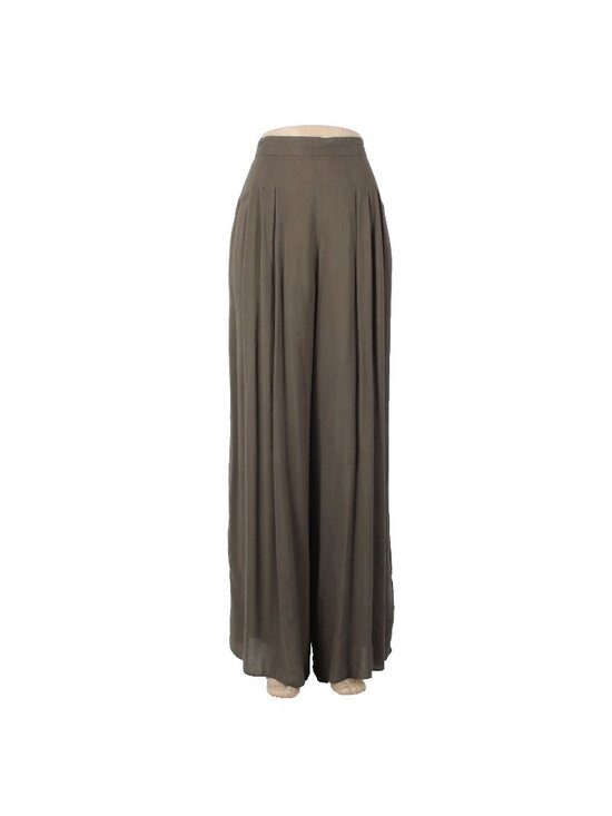 Catwalk Studio Pants - Catwalk Studio Pant $40 Sz L x 31 Moss Green Pleated Sheer Cotton Poly Pant